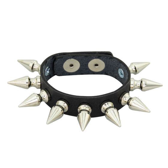 Silver Tree Spiked Wristband - Size24 Tree - One Row