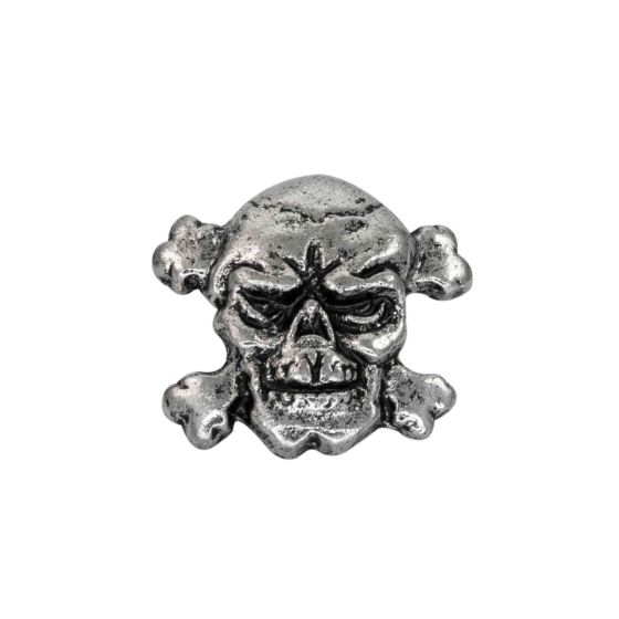 Toxic Skull Badge Rivetback - Bag of 10