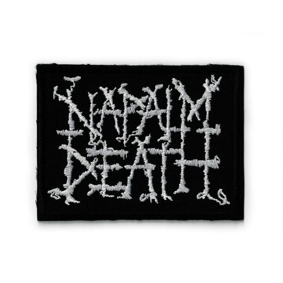 Napalm Death embroidered - font logo NAPA02