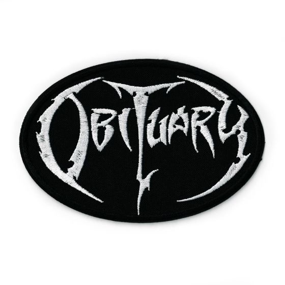Obituary band logo patch OBIT01