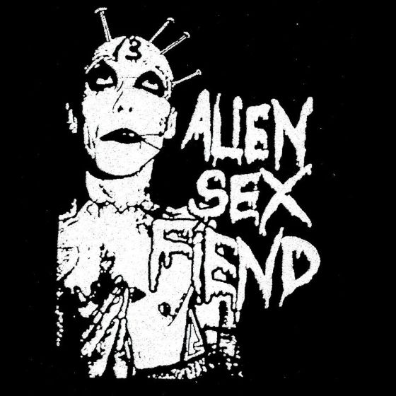 Alien Sex Fiend - Nik Fiend Pinhead art patch ALIE02