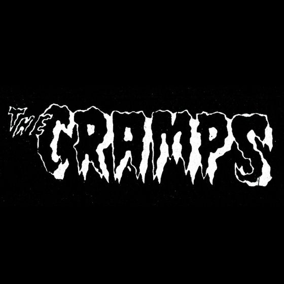 Cramps, The – font logo on black cloth CRAM02