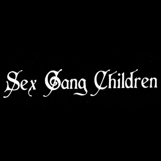 Sex Gang Children - band logo font SEXG01