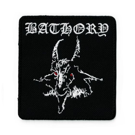 Bathory - embroidered goat logo patch BATH01