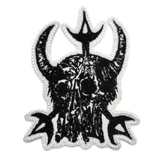 Bolt Thrower – embroidered skull band patch BOLT04