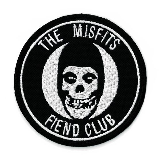 Misfits - embroidered skull fiend club patch MISF05