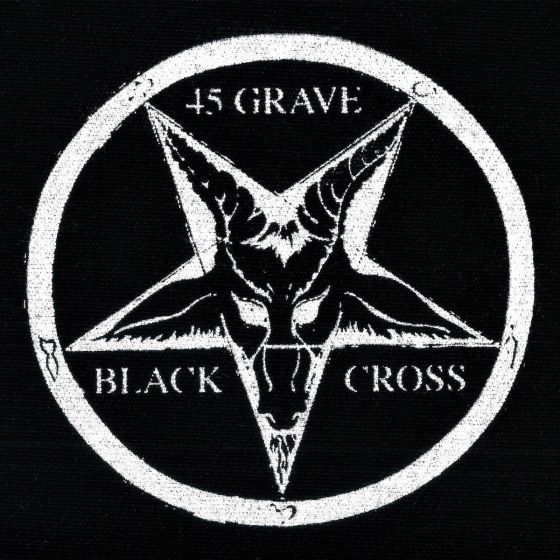 45 Grave - Black Cross 45GR01