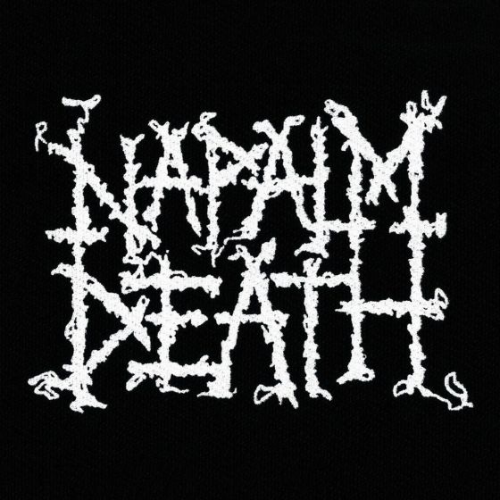 Napalm Death cut-cloth - band font logo patch NAPA03