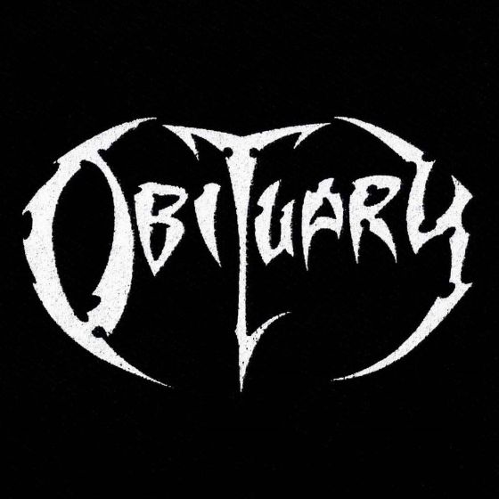 Obituary – band font logo patch OBIT02