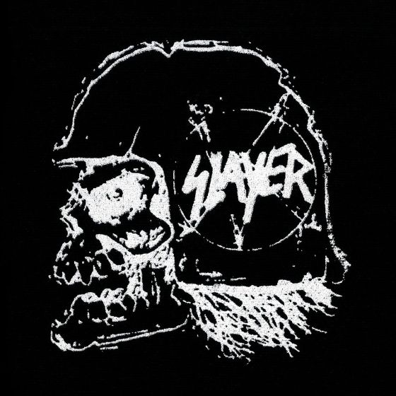 Slayer - Helmeted Skull logo patch SLAY01