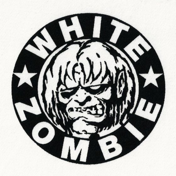 White Zombie - zombie head band logo WHTE01