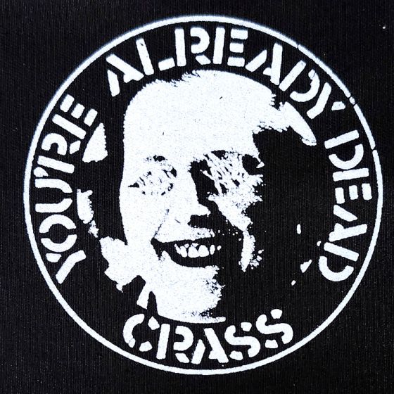 Crass - You're Already Dead patch CRAS04