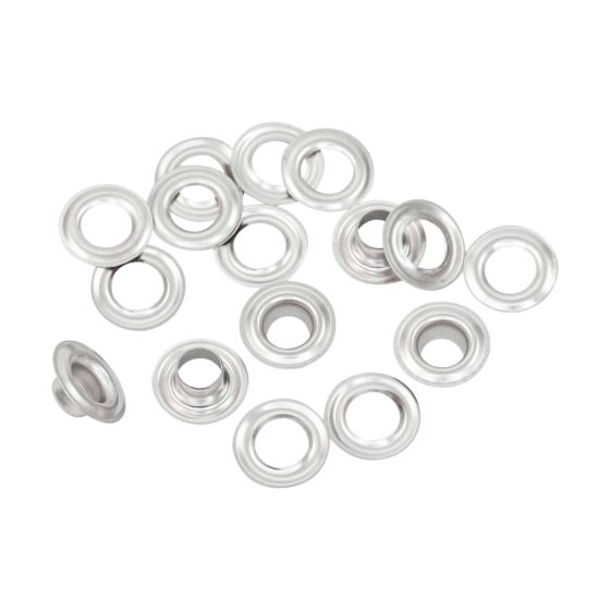 Extra Grommets in Silver - Size 0 - Bag of 10