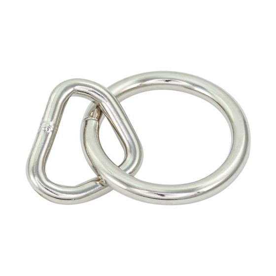 Large Silver Bondage Ring - Bag of 100