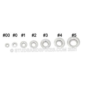 Silver Grommets Bag of 10 - choose your size