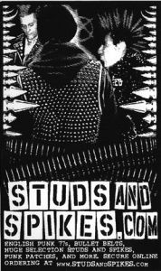Studs And Spikes Free Sticker
